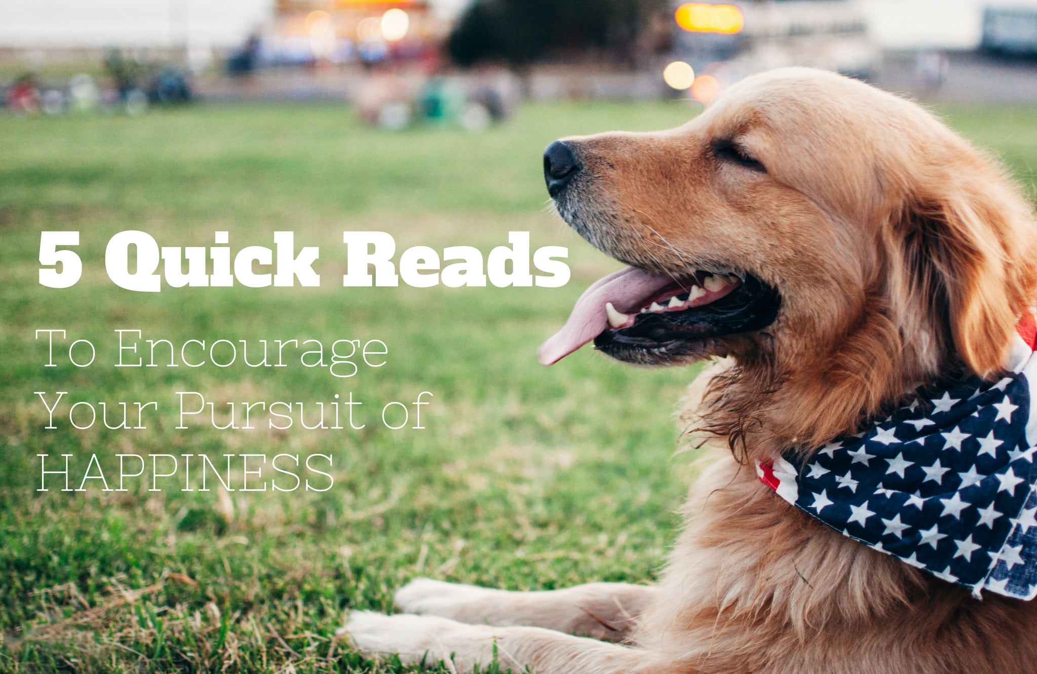 5 Quick Reads To Encourage Your Pursuit of Happiness